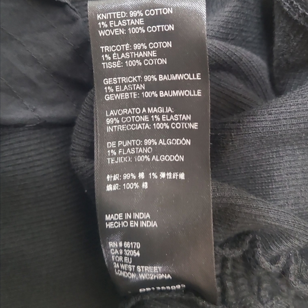 Anthropologie One Shoulder RibbedRuffled Tank Blouse Black Size Small - Picture 8 of 12